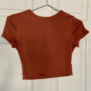 ReVamped Rust Cropped Tee